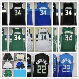 2021 Finale Patch Basketbal 34 Giannis 22 Khris AntetokounMpo Middleton Jerseys Shorts Retro Mitchell en Ness Ray 1 Oscar Allen Robertson