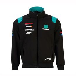 2021 Formula One costume de course joint voiture LOGO costume d'équipe F1 fermeture éclair personnalisée équitation chandail imperméable veste veste polaire chaude mid237G