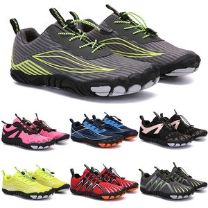 2021 Four Seasons Five Fingers Sports Shoes Sports Mountaining Net Extreme Simple Running, Cycling, Senderismo, Green Pink Black Rock Climbing 35-45 Ochenta y nueve