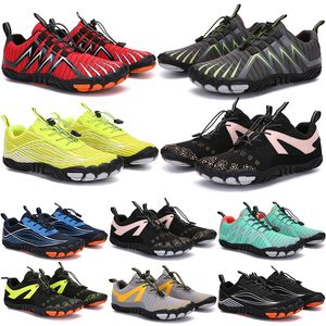2021 Four Seasons Five Fingers Sports Shoes Sports Mountaineering Net Extreme Simple Running, Ciclismo, Senderismo, Green Pink Black Rock Climbing 35-45 Color3