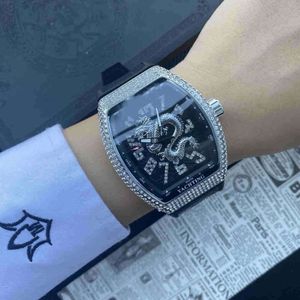 2021 Frans diamant zakelijk casual herenhorloge