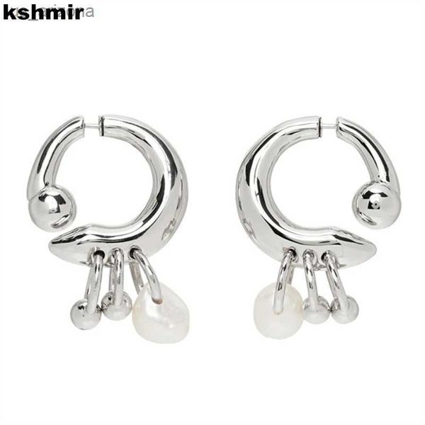 2021 boucles d'oreilles pendentif perle gland avant et arrière design boucles d'oreilles simples géométriques femmes élégantes nouveaux accessoires bijoux cadeaux L230620