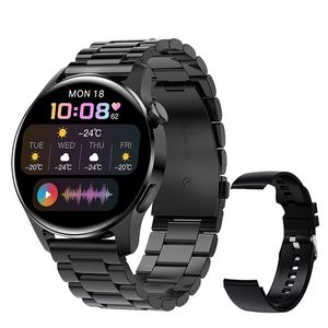 Smart Watchs I29 Hartslag bloeddruk bloed zuurstof monitoring Bluetooth Business roestvrijstalen horlogeband waterdichte herenhorloge