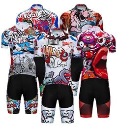 2021 lustige Radfahren Jersey Bike Shorts Bib Set Ropa Ciclismo Herren MTB Uniform Sommer Pro Radfahren Maillot Unten Kleidung5456952