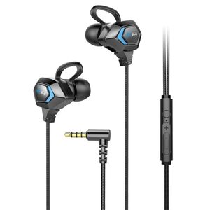 2021 G28 en la oreja Auriculares para juegos con cable teléfono móvil computadora auriculares en vivo 2 colores sin DHL