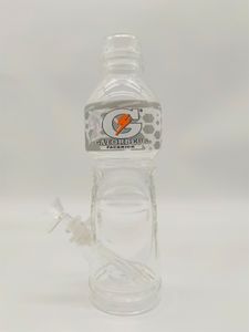 2021 Gatorbeug Heady Bong Clear 10 pouces Bongs en verre Pipe à eau Gatorade Bouteille Bong Tabac Fumer Tube 10MM Bol Heady Rig Recycler Bubbler Pipes