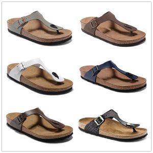 Gizeh été dames pantoufles en liège sandales de plage designer hommes belle modeFlip Flops femmes pantoufles plates taille 34-46