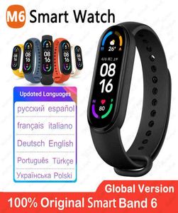 2021 Global Versie M6 Band Smart Horloge Mannen Vrouwen Smartwatch Fitness Sport Armband Voor Apple Huawei Xiaomi Mi Smartband Horloges8017762