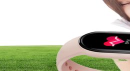 2021 Version mondiale M6 bande montre intelligente bracelets hommes femmes Smartwatch Fitness Sport Bracelet pour Huawei Xiaomi Mi Smartband montres 3245054