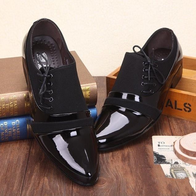 2021 Glossy Groom Shoes England Style Leathers Soft Mens أحذية الأعمال الرسمية حفل زفاف رجال الأحذية غير الرسمية AL6977234Z