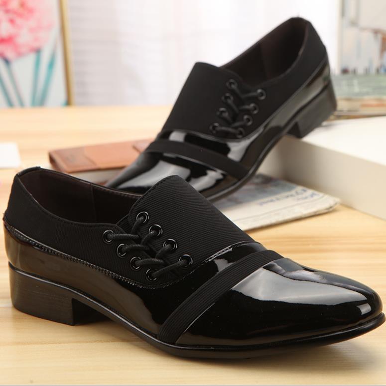 2021 Glossy Groom Shoes England Style Leathers Soft Mens أحذية الأعمال الرسمية حفل زفاف رجال الأحذية غير الرسمية AL697726LL