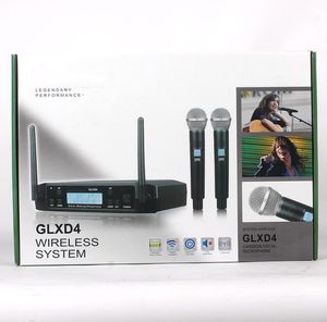 2021 GLXD4 Dynamische Vocale Draadloze Microfoon met Aan- en Uitschakelaar Karaoke Handheld Microfoon HOGE KWALITEIT voor Podium Thuisgebruik9703811