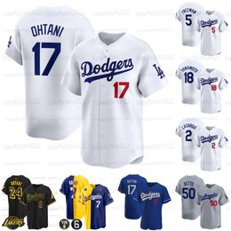 Los Angeles 17 Shohei Ohtani Dodgers Jerseys Freddie Freeman Mookie Betts Yoshinobu Yamamoto Max Muncy Chris Taylor Jason Heyward Will Smith Clayton Kershaw Urias