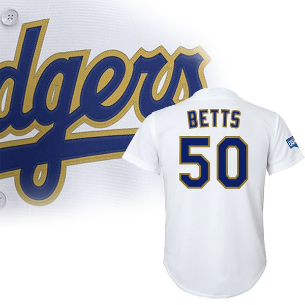 2021 Golden Champion camisetas de béisbol 50 Mookie Betts 5 Corey 35 Cody 22 Kershaw 14 Enrique Hernández 21 Walker Buehler