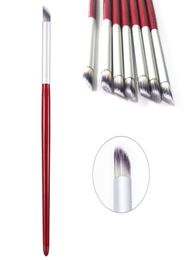 2021 Gradient ombre Nail Brush Brushes Arts Nails Nails Gel Polit outils de manucure Diy Dessin peinture Pen5649104