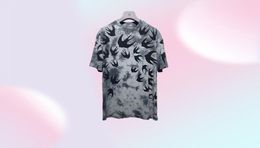 2021 Gris Swallow T-shirt Summer Men and Women Tee Tiedyed Loose Fashion Tshirts Colon Coton surdimensionné grande taille plus grand 8672823