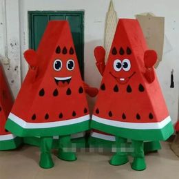 2021 Halloween Mooie Watermeloen Mascotte Kostuum Cartoon Fruit Anime Thema Karakter Kerst Carnaval Party Fancy Kostuums Volwassenen Grootte Verjaardag Outdoor Outfit