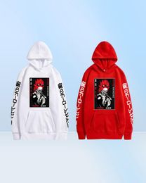 2021 Harajuku My Hero Academia Unisex Hoodies Japanese anime Kirishima Eijirou Gedrukte Men039S Hoodie Sweatshirts X061080587465708537