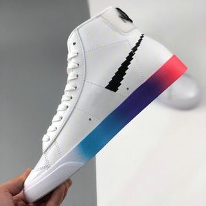 Heb een goede game studio schoenen Blazers Mid 77 Vintage Womens Mens Sports Running Thermal White Black Habanero Red Sport Sneakers Outdoor