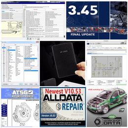 2021 Hoogwaardige Alldata 10 53 en OD5-software AutoData 3 38 Alle data met 2015 El in Vivid atsg 24 in 1tb HDD USB3 0332e