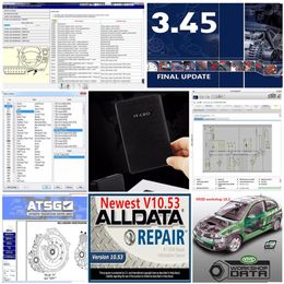 2021 Logiciel Alldata 10 53 et OD5 de haute qualité AutoData 3 38 Toutes les données avec 2015 El in Vivid atsg 24 in 1 To HDD USB3 0292K