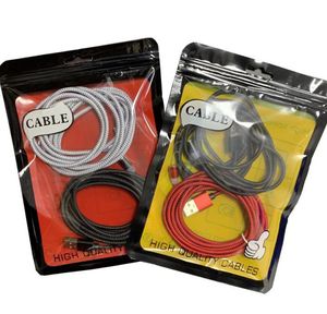2021 Hoge Kwaliteit Kleurrijke Retail Pakking OPP-zakken voor Hoofdtelefoon Case USB-kabeloplader Plastic Rits PVC Verpakking Zak 10.5x15 11x18 cm