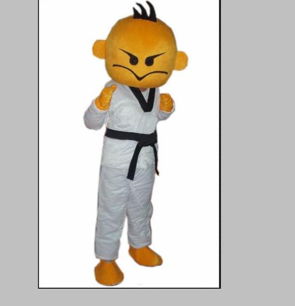 2021 Alta calidad Hot Kung Fu Boy Disfraces de mascota Tema animado Kung Fu Kid Cospaly Dibujos animados Mascota Personaje Halloween Carnaval Fiesta