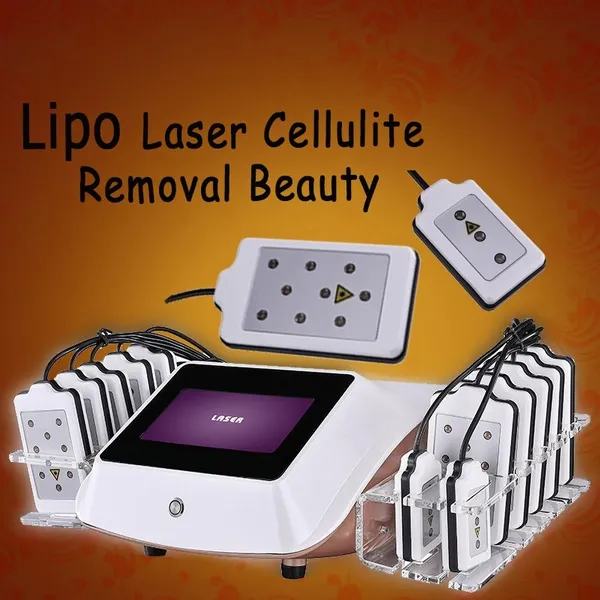 2022 láser que adelgaza Lipolaser 14 almohadillas Lipo longitud de onda delgada para máquina de belleza para quemar grasa