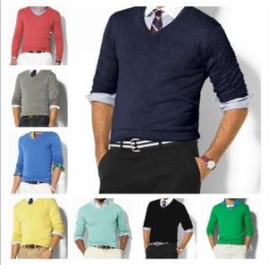 2021 Hommes de haute qualité Hommes Coton Polo Pull Tricoté Vêtements Petits Sweat-shirt Sweatshirt Jumper Pull