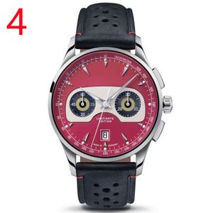 2021 Montres de luxe pour hommes de haute qualité série six points Tous les cadrans fonctionnent Montre à quartz pour hommes Top marque horloge Forme ronde Mode Cadeau282m