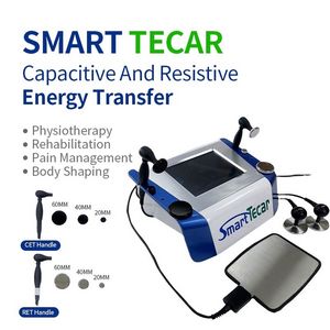 2021 RF -apparatuur Twee handstuk Monopool Radiofrequentie Monopolaire RF Smart Tecar Machine Tekar Fysiotherapie voor kniepijnrelief237