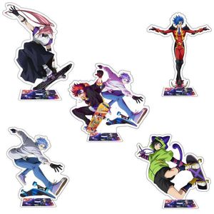 2021 Hot Anime SK8 the Infinity Figure Cosplay Reki Snow Miya Cheery Blossom Acrílico Stands Modelo Desktop Chaveiro Pingente Presente G1019