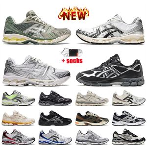2024 Fashion gel NYC Kay 14 hardloopschoenen JJJ Jound Silver White Black Graphite Gray GT 2160 1130 Cloud Runners Earth Clay Women Mens Trainers Dhgates Sports Sneakers