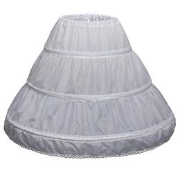 Kinderaccessoires meisjes petticoats 3 hoepels petticoat vol bloemenmeisje Crinoline rok