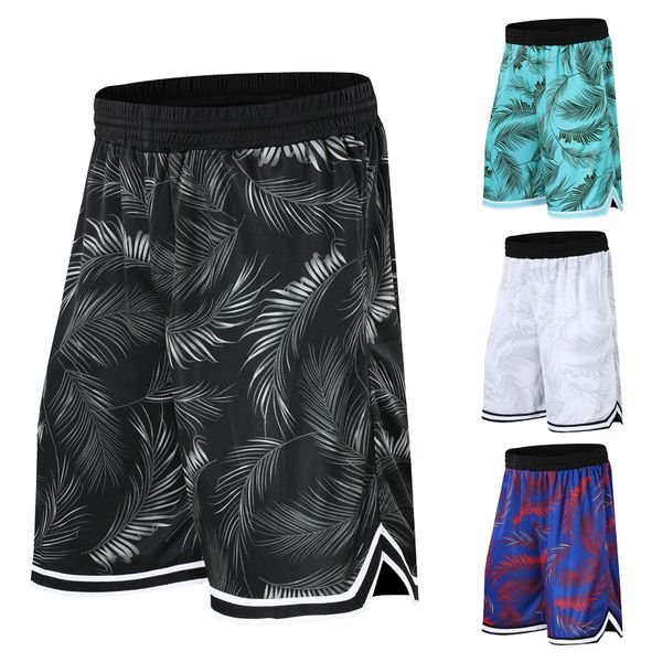 2021 Vente chaude Short de basket-ball respirant Sweat Sport Short de course Sports de plein air Fitness Pantalon court Loose Beach Shorts pour hommes C0222