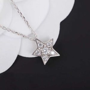 2024 Luxe kwaliteit ster hanger ketting met diamant voor vrouwen bruiloft sieraden cadeau Drop Shipping PS3627