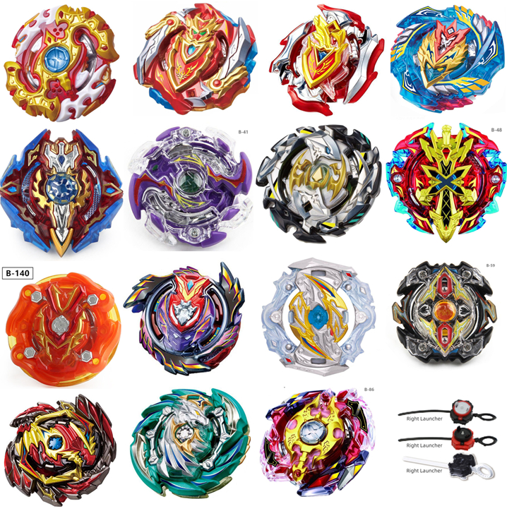 4D Beyblades ha scoppiato un'arena giocattolo con launcher e box baylades metal fusion God rotante top giocattoli baylades