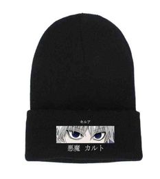 2021 Hunter x Hunter Hat Borded Winter Hat Winter Hatt Skullies Skullies Beanie Hats Anime Japan Sport Outdoor Sport Gorro Y21111116053191