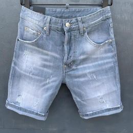 2021 Short en jean décontracté pour hommes, mode italienne, européenne et américaine, lavage de haute qualité, qualité de broyage à la main pure, optimiza274D