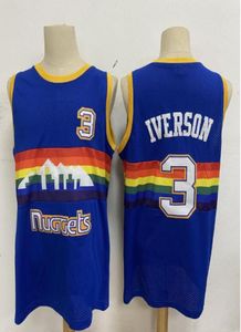 2021 Iverson 3 College Basketball-truien Universitaire sporten College Basketball-kleding Yakuda lokale online winkel Drop Accepte6682055