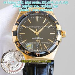 2021 JHF Laatste versie 39mm 316L roestvrij staal SA8800 8801 Automatisch 131.63.41.21.01.001 Black Dial Automatic Mens Watch Eternity-Watches