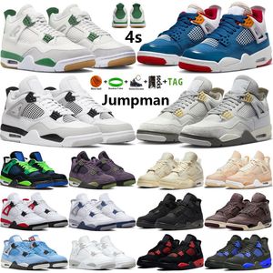 2023 Jumpman 4 High OG 4s Basketball Chaussures Hommes Femmes Pine Green Messy Room Photon Dust Military Black University Blue Doernbecher Hommes Baskets Sport Sneakers Taille 13