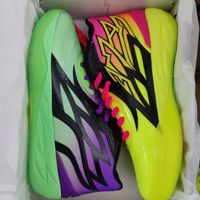 2023 MB02 Rick Morty Adventures Chaussures décontractées à vendre Men Femmes Lamelo Ball Nickelodeon Slime Phénom Honeycomb Kids Sneakers Sport Shoe Taille 4.5-12