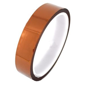 2021 Kapton Tape Kleverige hoge temperatuur Hittebestendige Polyimide 25mm, 50mm, 10 mm, 20mm, 30m