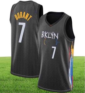 2021 Kevin 7 Durant Basketball Jersey hombre Kyrie 13 Harden City 11 Irving Blue Blanco Negro Todos Stitched039039nba03903993666644