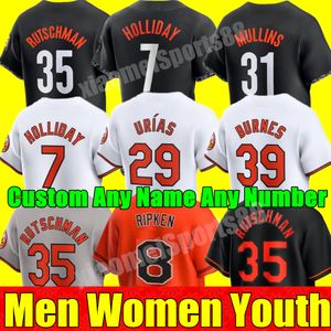 2024 Custom S-4XL 7 Jackson Holliday Adley Rutschman Gunnar Henderson City Connect Jersey Ryan Mountcastle Orioles Mullins Anthony Santander Ripken Mujeres Jóvenes