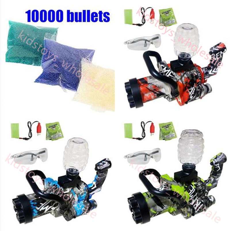 Graffiti Gatling Rechargable Electric Burse Toy Gun 20000 Гидрогель Bullets Outdoor Shooting Game