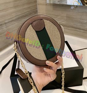 2021 Ladies Fashion Round Sacs d'épaule Round Femmes Classic Handbag Chain Chain Sac Luxurys Designers Hands Sacs Ahoulder Vintage Crossbody Totes sacs Multi Pochette portefeuille