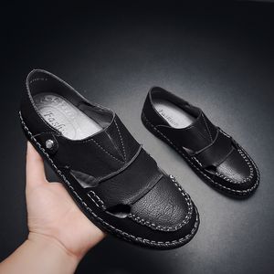 2021 Grote maat EUR 48 Mannen Dames Sandalen Koreaanse Casual Trend Strandschoenen Grensoverschrijdende Heren Sneakers Zomer Sandaal en Slipper Code: 31ZT-9510