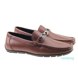 2021 Lederen koeienhuid Mannen Casual Schoenen Lux Designer Oxford Mocassin Jurk Schoen Zapatos Hombre 40-46